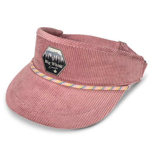 Dusty Rose Wide Wale Corduroy w/ Confetti Multi-Stripe Specialty Rope